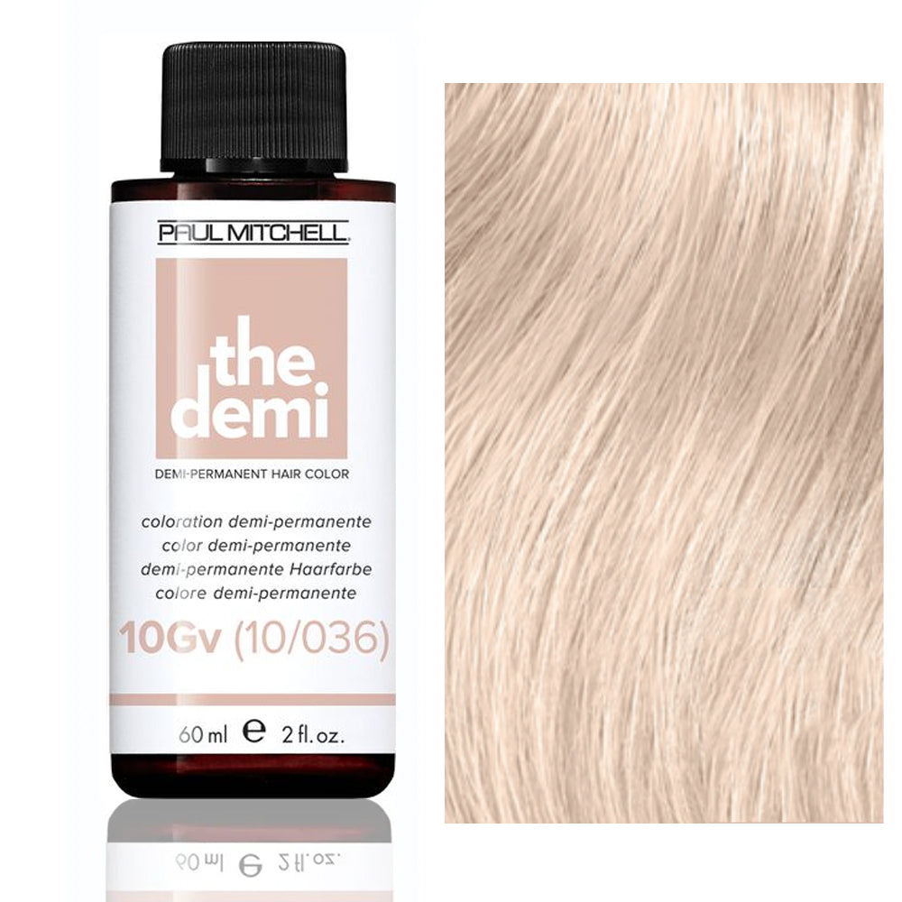 Paul Mitchell The Demi Gold Violet Tone Semi-Permanent Hair Color 2oz 10GV