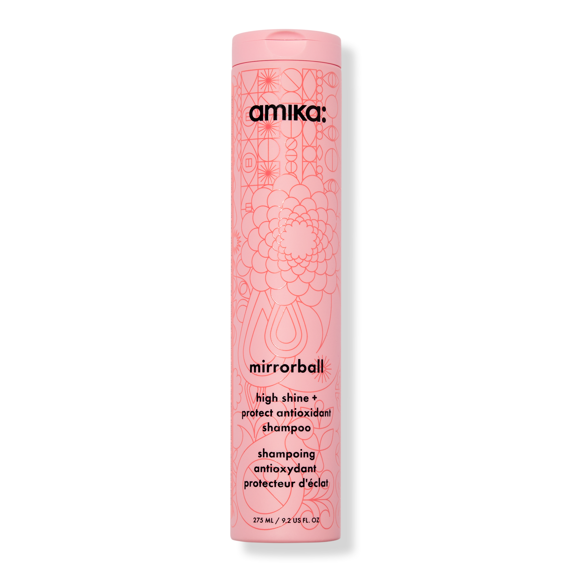 amika Mirrorball High Shine + Protect Shampoo 9.2 oz bottle