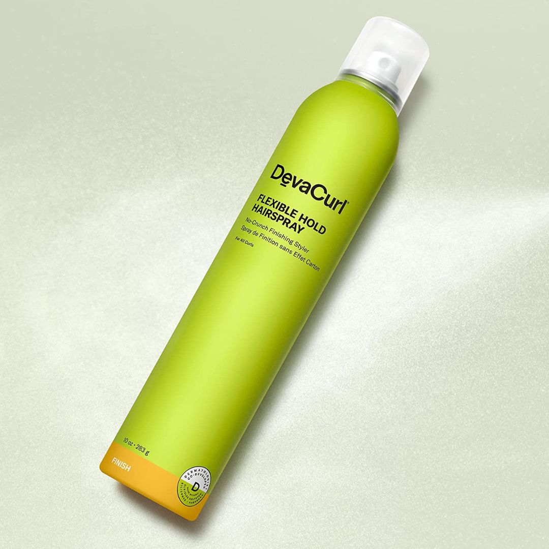 Devacurl Flexible Hold Hairspray No-Crunch Finishing Styler 10.0oz / 283g