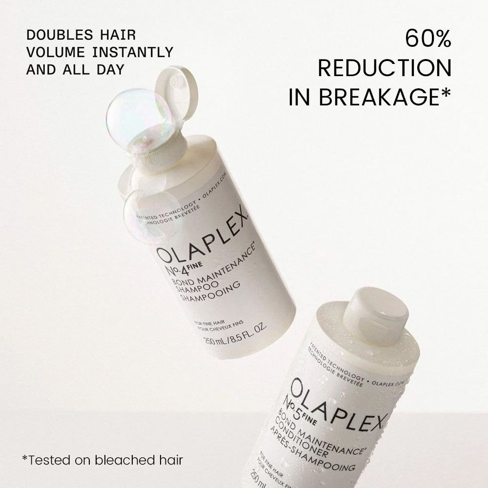 Olaplex No.4 Fine and No.5 Fine Duo Set – 250ml shampoo and conditioner for fine hair
