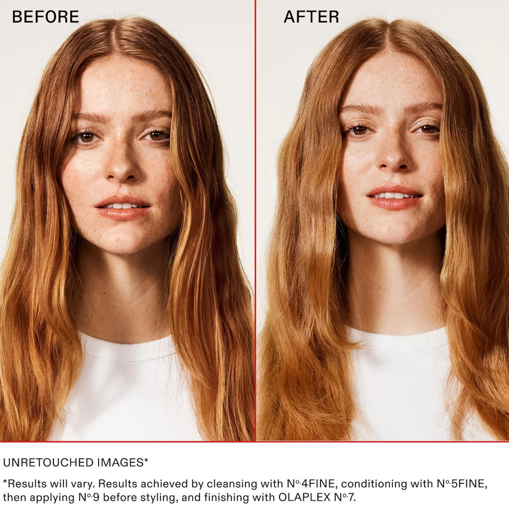 Olaplex No.4 Fine and No.5 Fine result