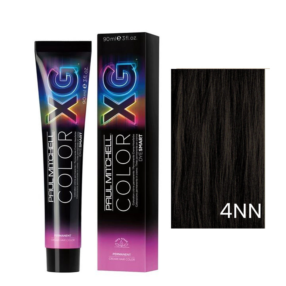 Paul Mitchell The Color XG Natural Natural Tone Permanent Hair Color 4NN  Medium Natural Natural Brown