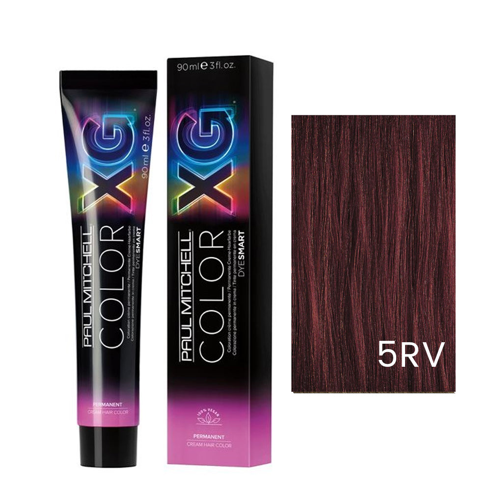 Paul Mitchell The Color XG Permanent Hair Color Professional Violet Red Tone 5RV   Light Red Violet Brown