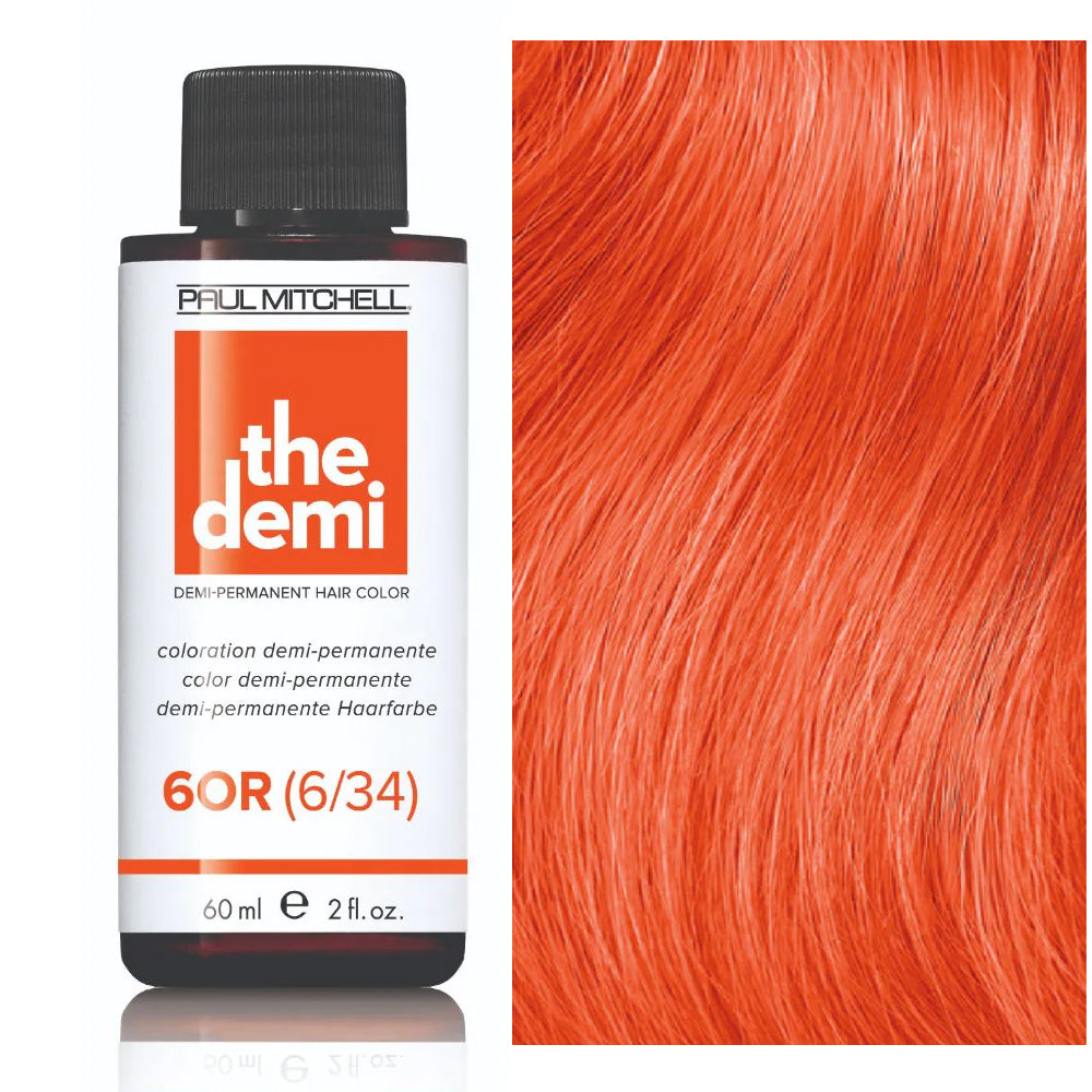 Paul Mitchell The Demi Orange Red Tone Semi-Permanent Hair Color 2oz 6OR