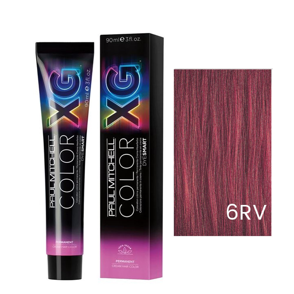 Paul Mitchell The Color XG Permanent Hair Color Professional Violet Red Tone 6RV   Dark Red Violet Blonde