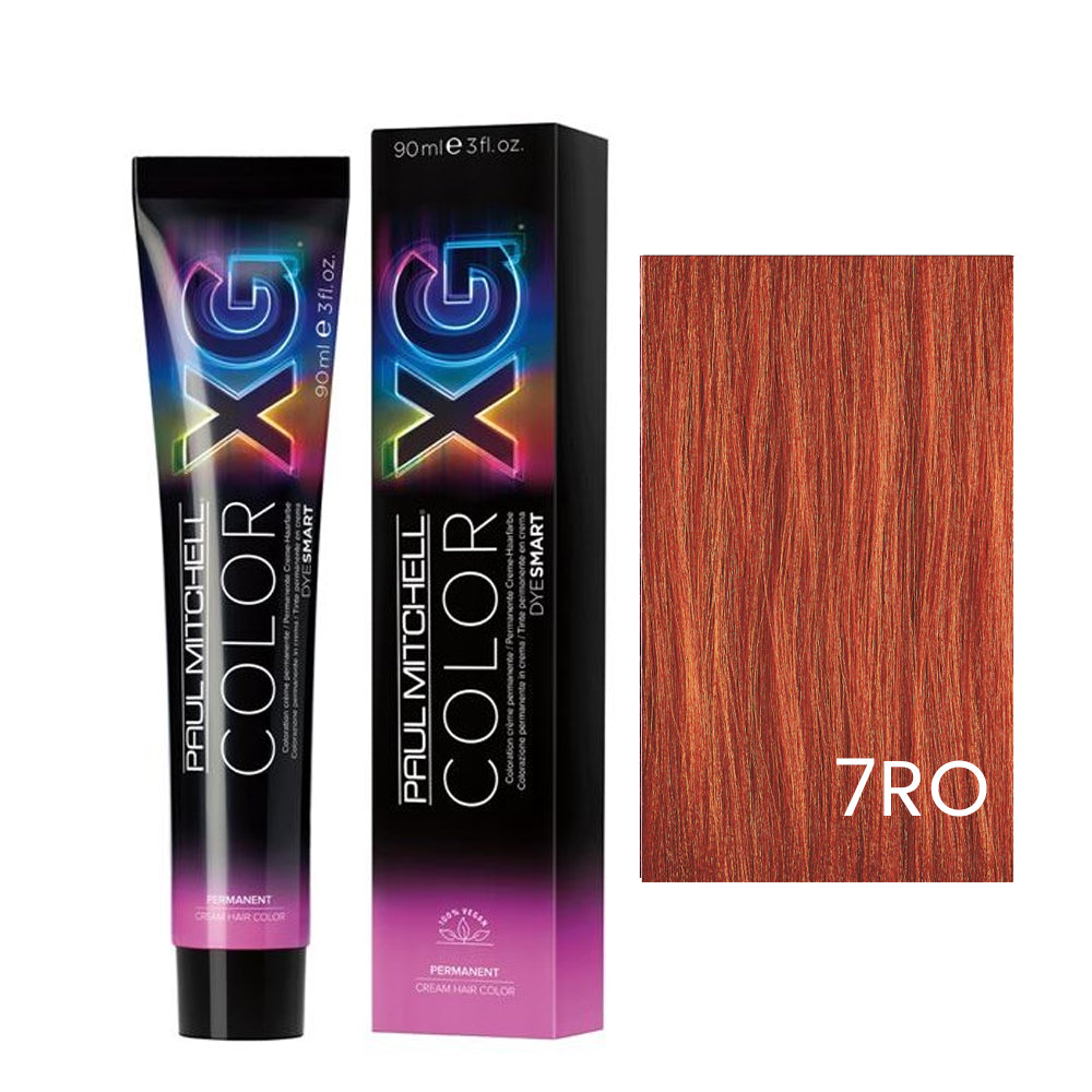 Paul Mitchell The Color XG Permanent Hair Color 7RO Medium Red Orange Blonde
