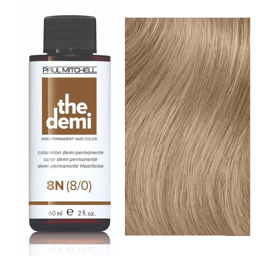 Paul Mitchell The Demi Natural Tone Semi-Permanent Hair Color 2oz 8N