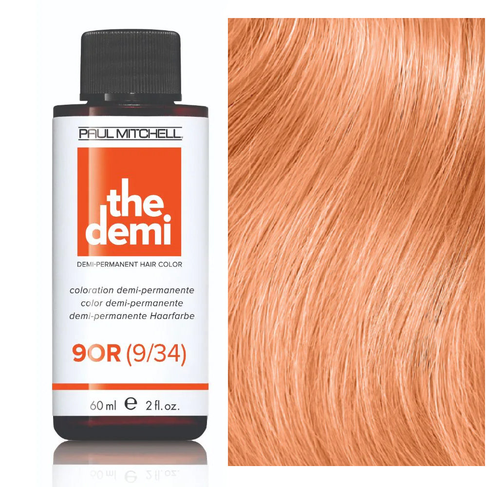 Paul Mitchell The Demi Orange Red Tone Semi-Permanent Hair Color 2oz 9OR