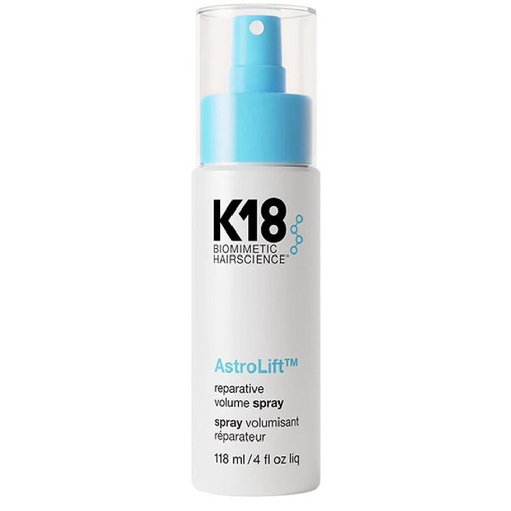 K18 AstroLift Reparative Volume Spray 4 fl oz bottle – damage-repair and volumizing spray for all hair types