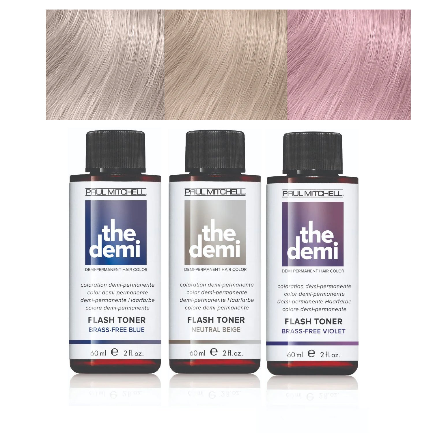 The Demi by Paul Mitchell Flash Toners – Demi-permanent toner for level 9–10 blonde hair