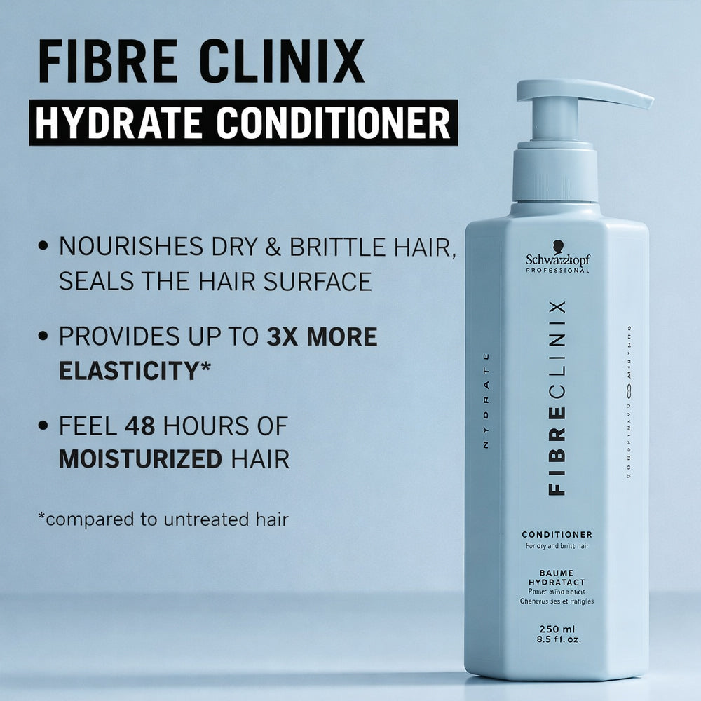 Schwarzkopf Fibre Clinix Hydrate Conditioner 250ml new packaging