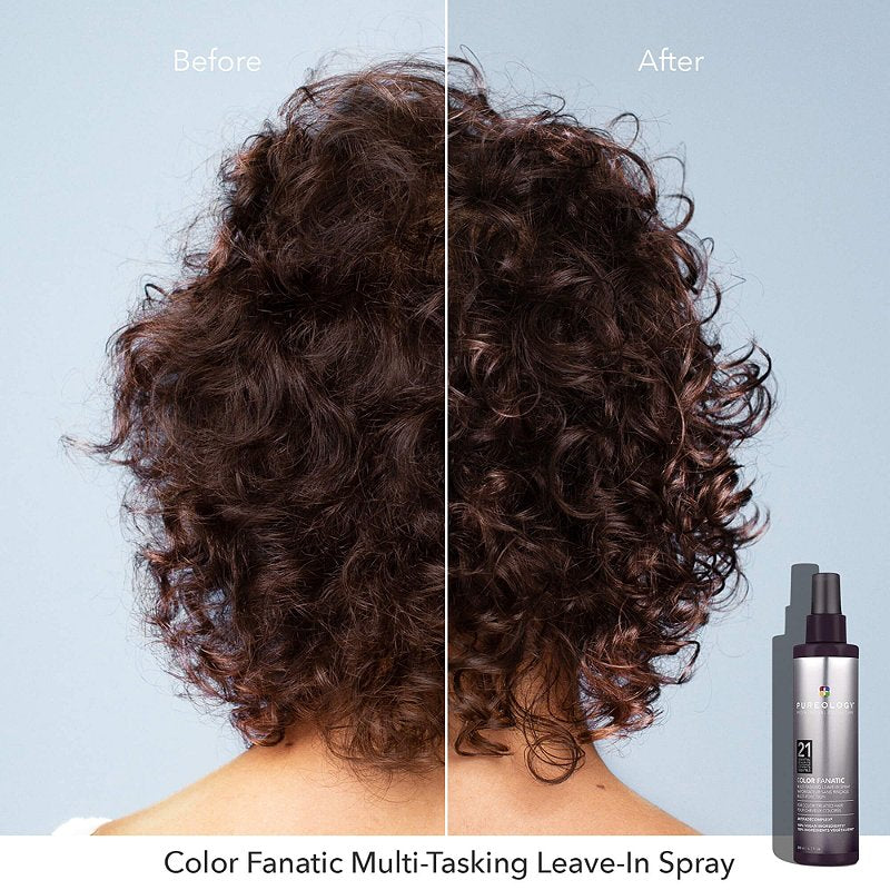 Pureology Color Fanatic Multi tasking leave in spray result