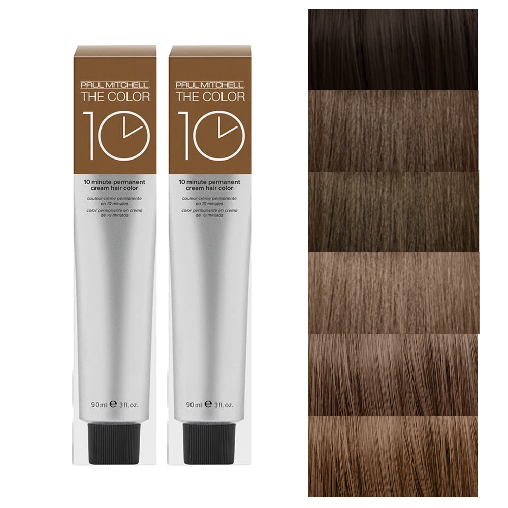 The Color 10 minutes Permanent Cream Hair Color natural tone duo set