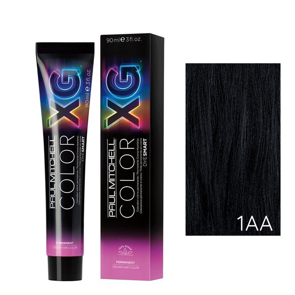 Paul Mitchell ASH TONE PERMANENT HAIR COLOR PROFESSIONAL 1AA Black
