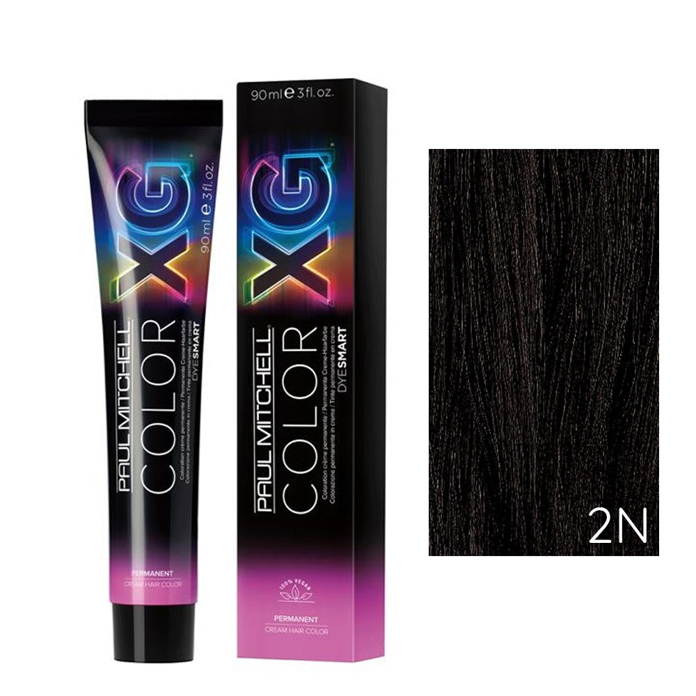 THE COLOR XP NATURAL TONE PERMANANT HAIR COLOR  2N Darklest Brown