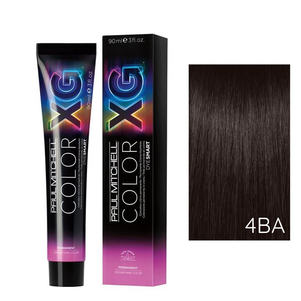 Paul Mitchell ASH TONE PERMANENT HAIR COLOR PROFESSIONAL 4BA Brown Ash