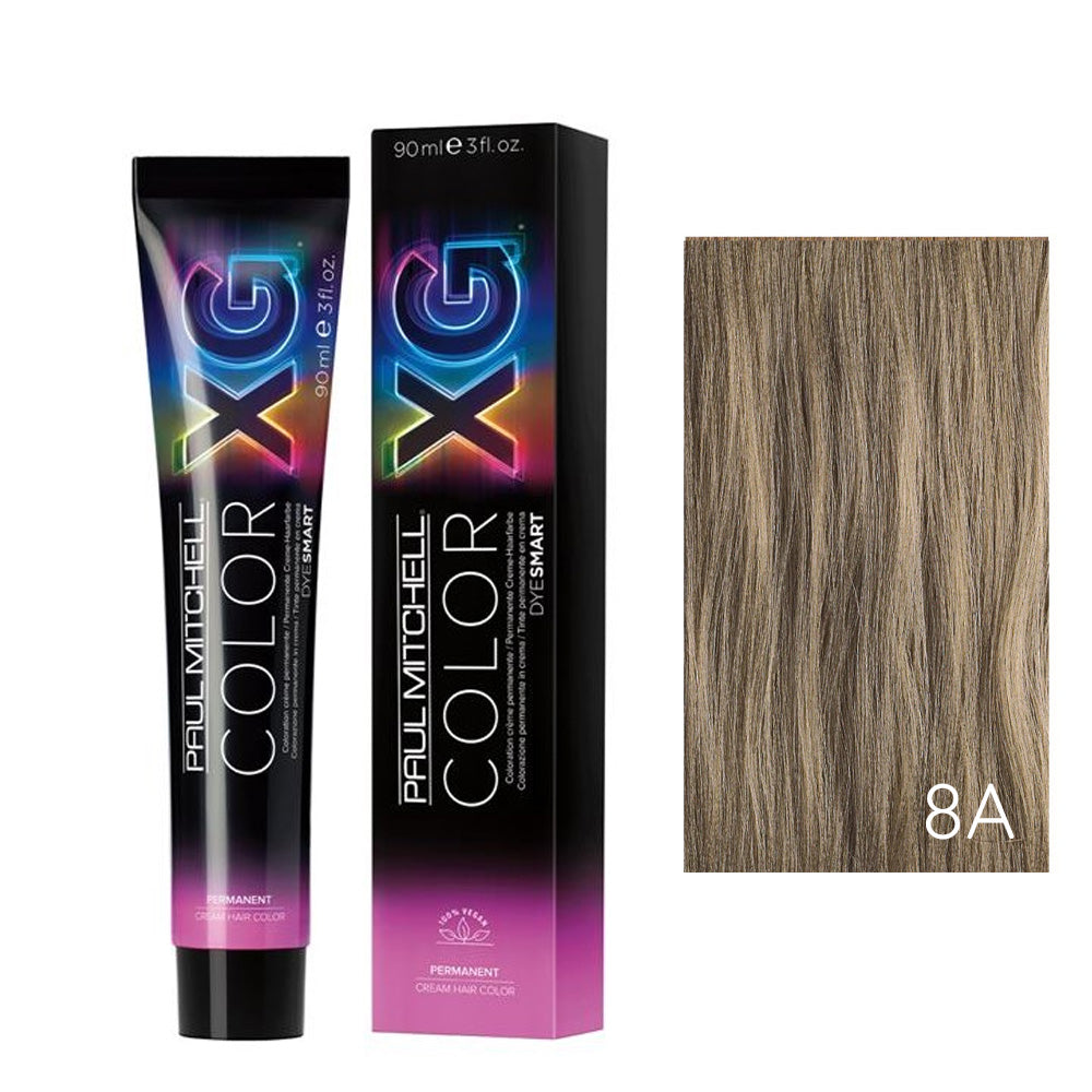 Paul Mitchell ASH TONE PERMANENT HAIR COLOR PROFESSIONAL 8A Light Ash Blonde