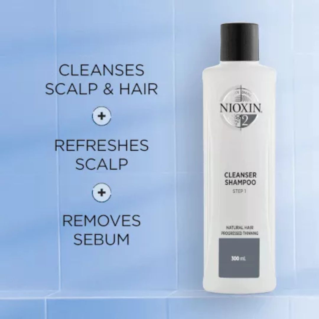 Nioxin Cleanser Shampoo System 2 Benefits