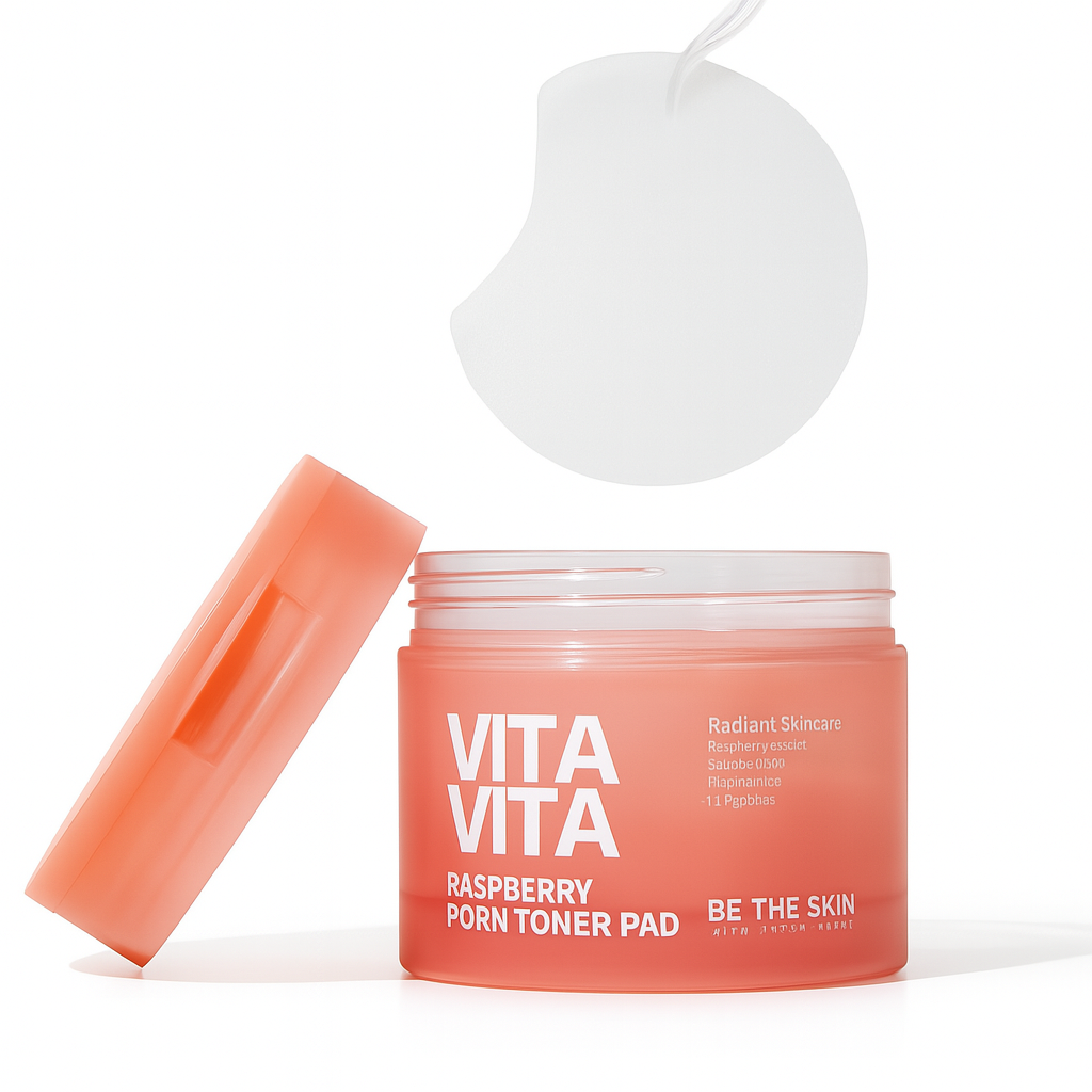 Be The Skin Vitavita Raspberry PDRN Toner Pad – 60 pads in jar