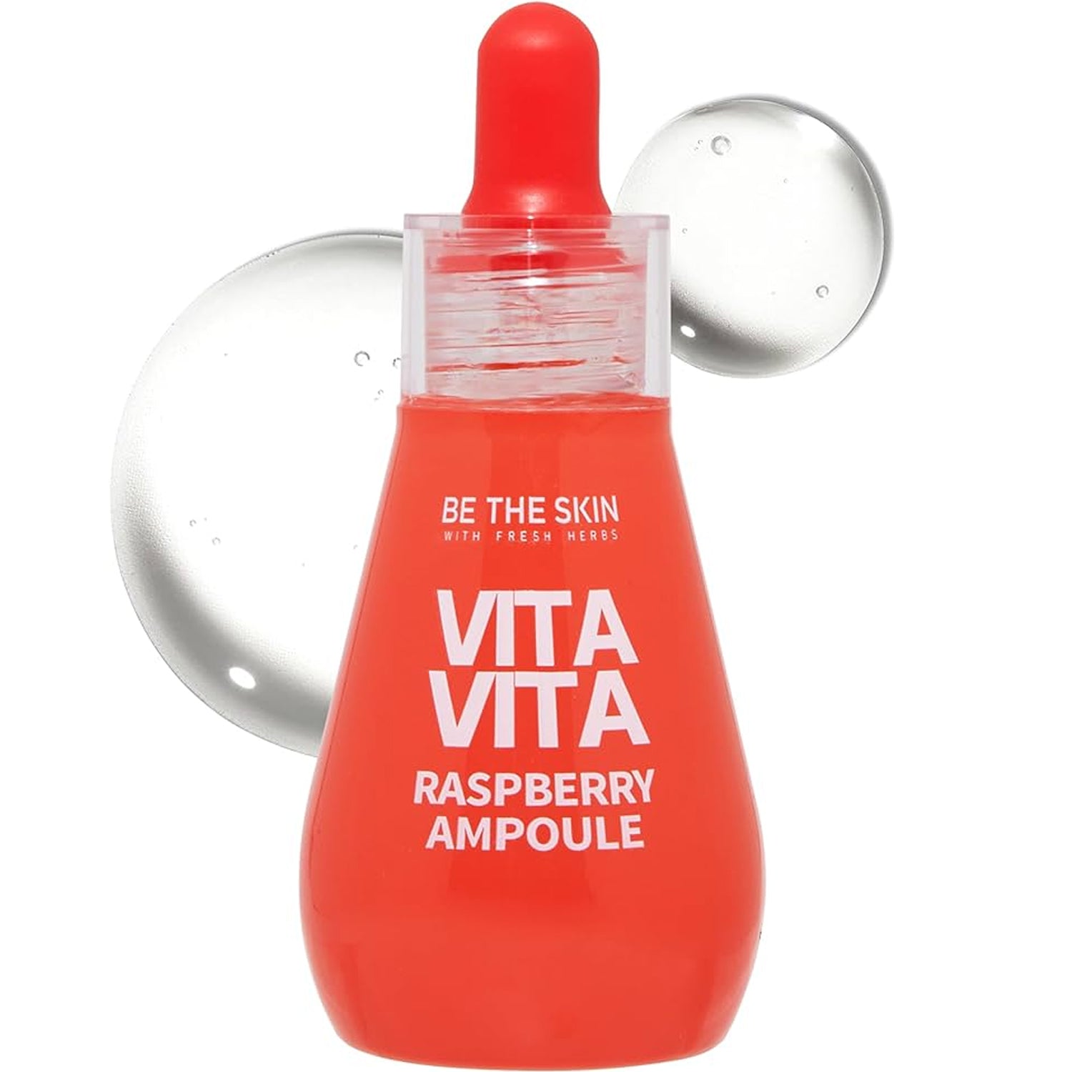 Be The Skin Vitavita Raspberry Ampoule – 30ml brightening serum bottle