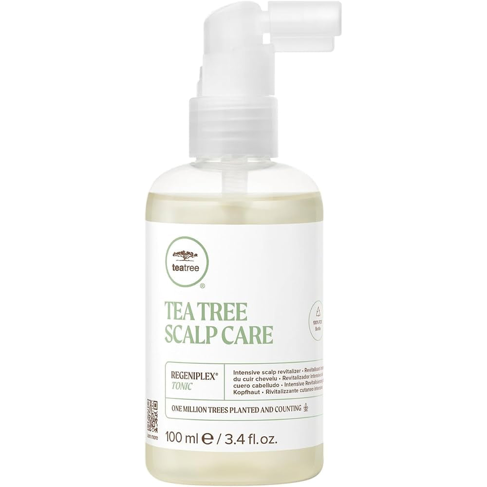 Paul Mitchell Tea Tree Anti-Thinning Regeniplex Tonic 3.4 oz bottle for thinning hair and scalp care