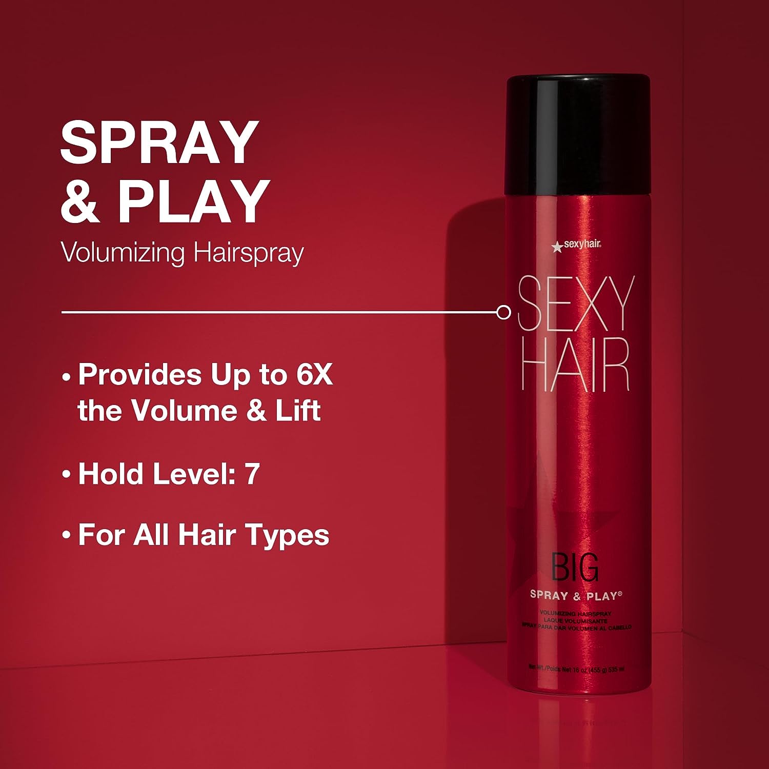 Big Sexy Hair Spray & Play Volumizing Hairspray Benefits
