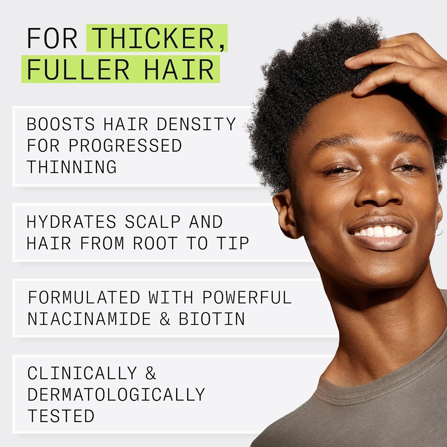 Nioxin Natural untreated hair thickening shampoo conditioner treatment result