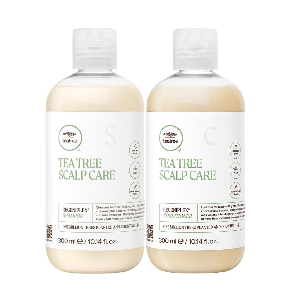 Paul Mitchell Tea Tree Scalp Care Shampoo and Conditioner 10 oz Set