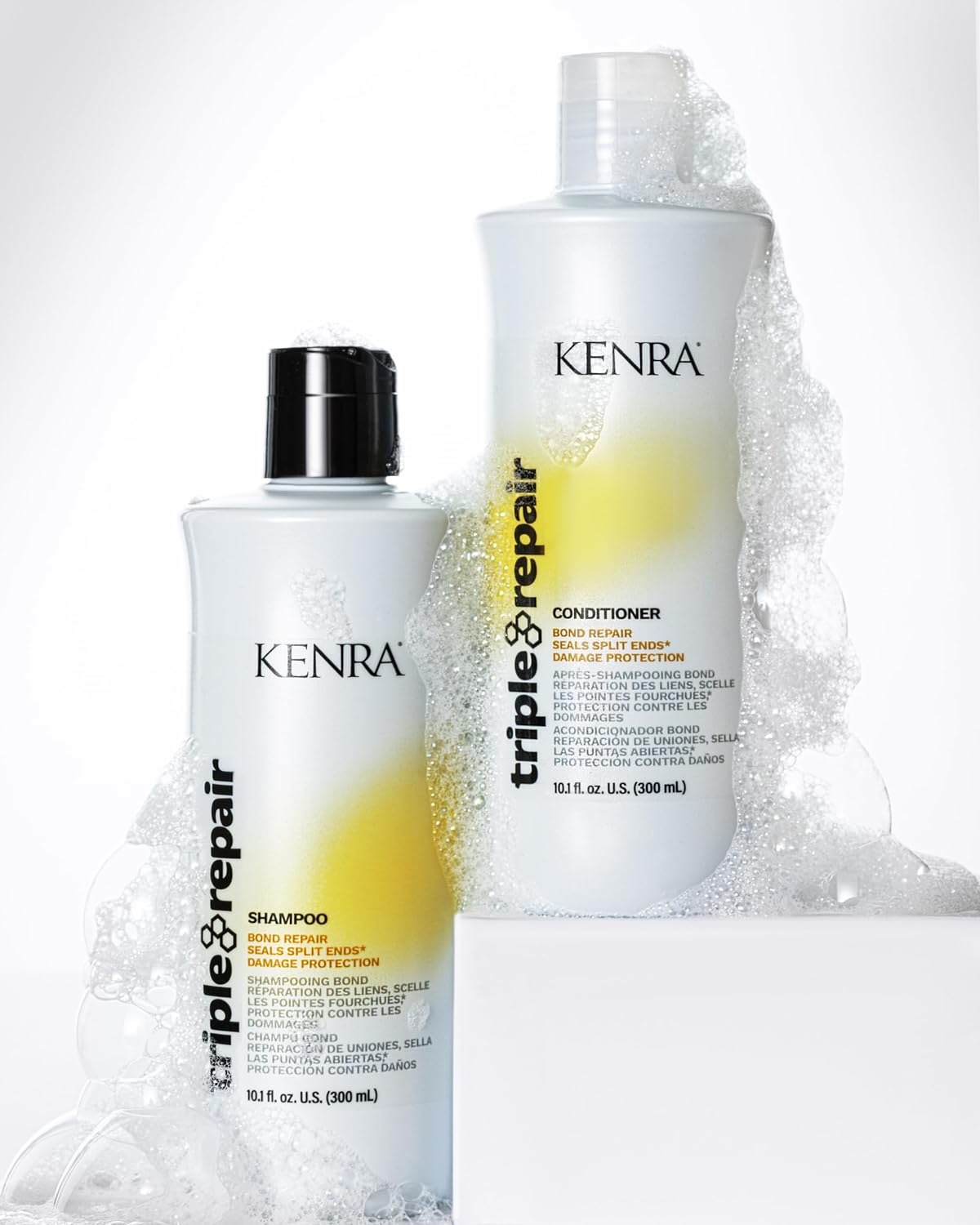 Kenra Triple Repair Shampoo and Conditioner — before and after results