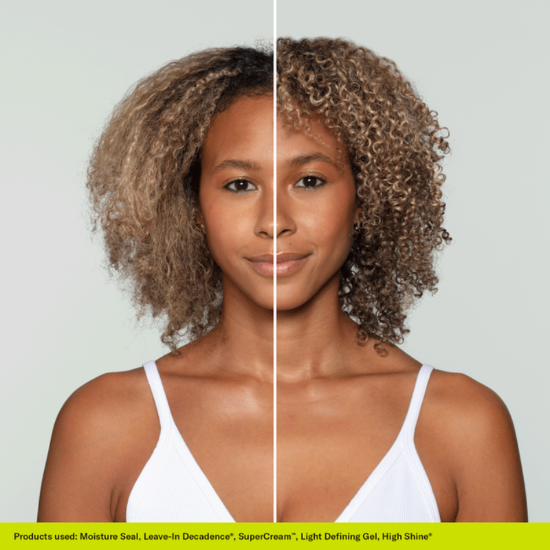 Devacurl High Shine Before And After