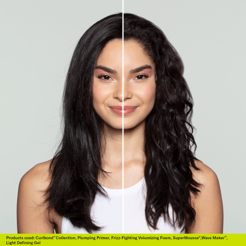Devacurl Light Defining Gel Before and After