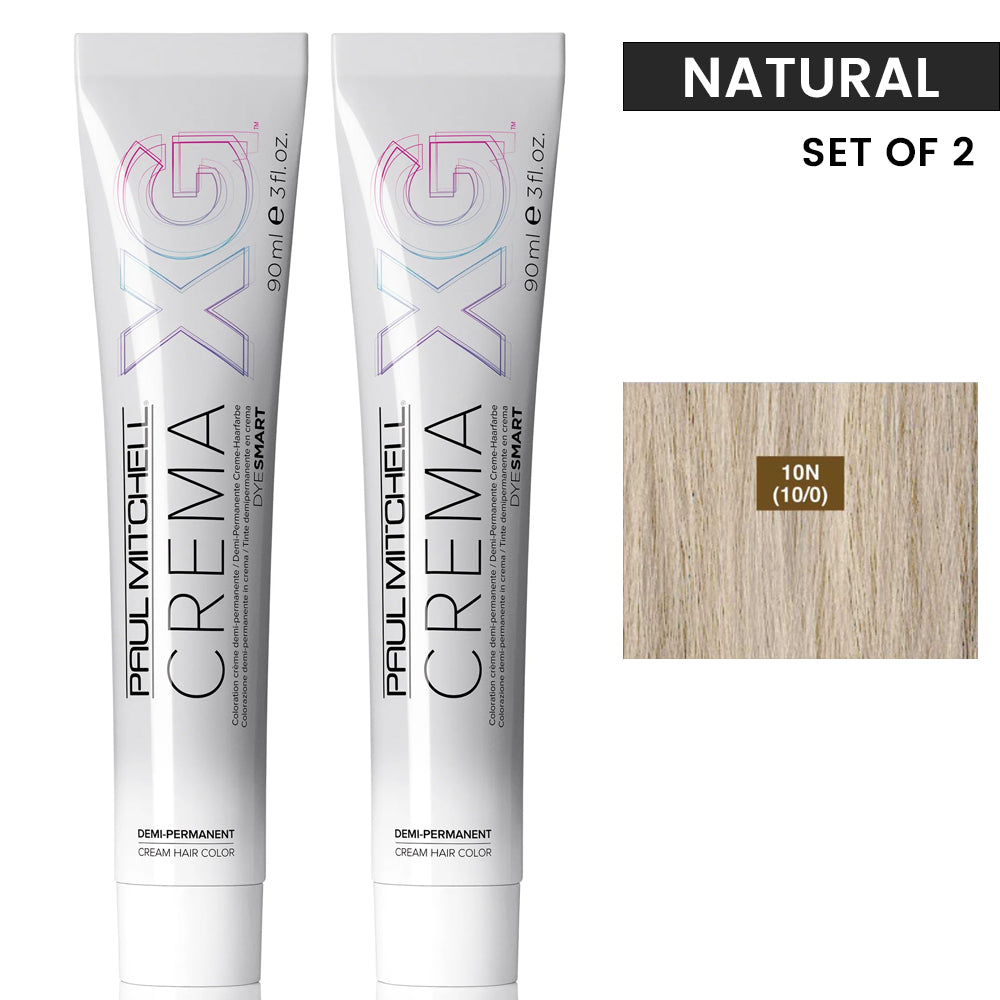 Paul Mitchell XG Crema Dye Smart Natural Level Duo SEt 90ml 3oz 10n