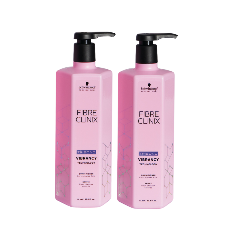 Avl bekymring lugtfri Schwarzkopf Fibre Clinix Vibrancy Shampoo & Conditioner 1L Set