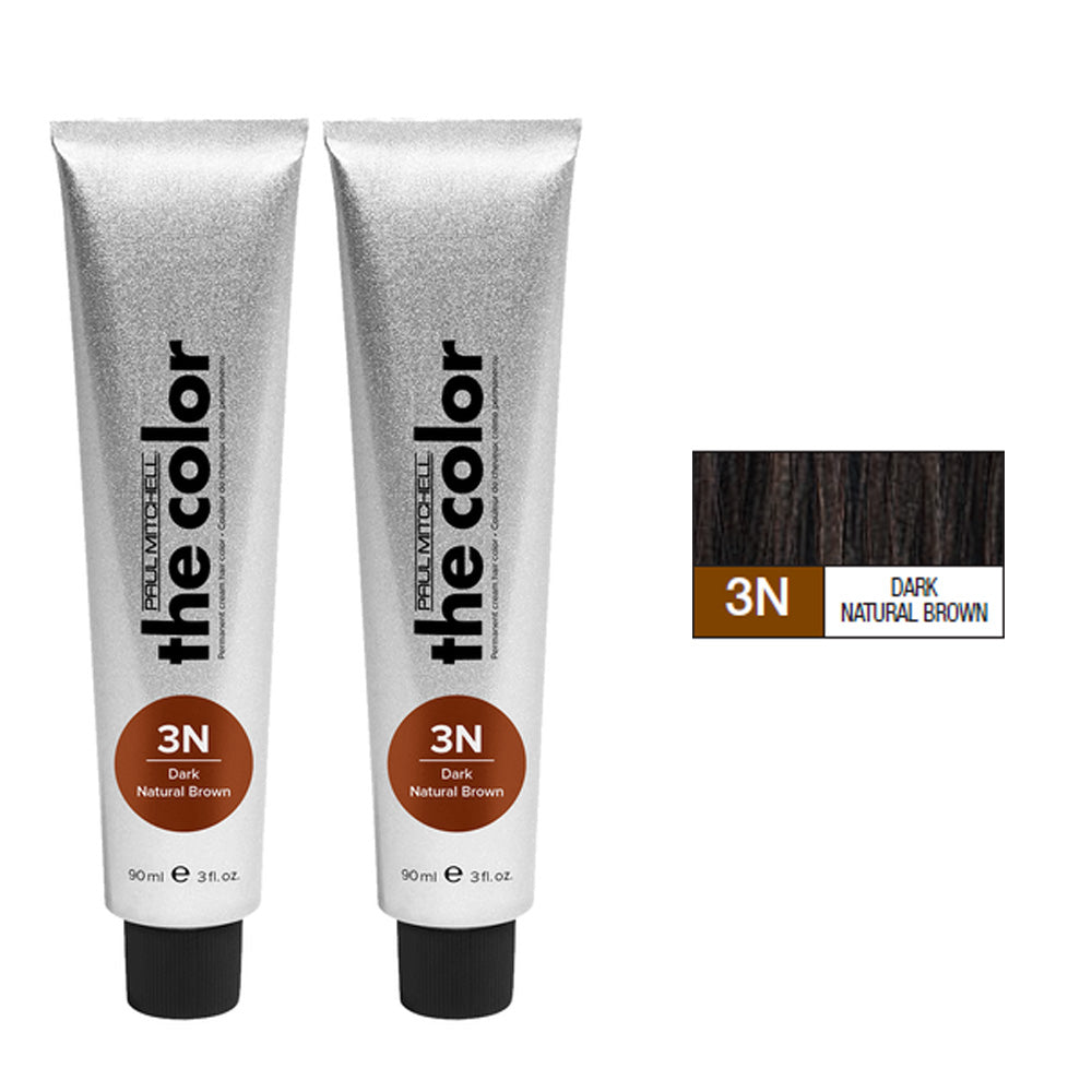 Paul Mitchell the Color Natural Level Cream Color Permanent Duo Set 3oz 3n