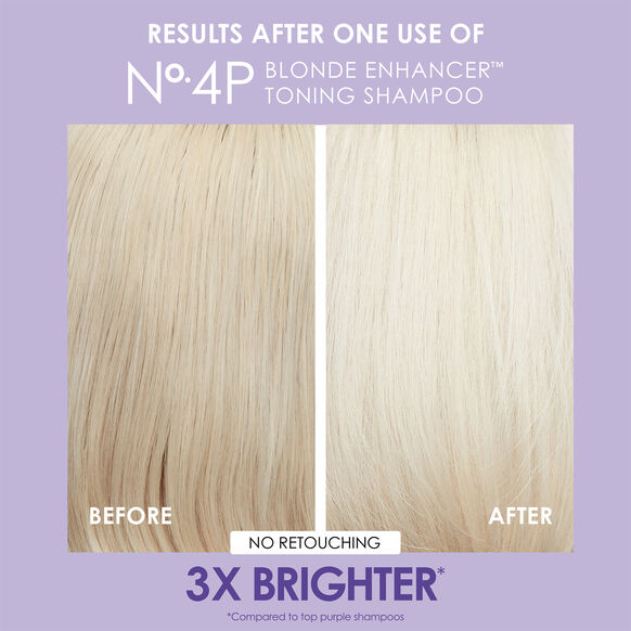 Olaplex NO.4p before and after hair for brighter and healthier hair