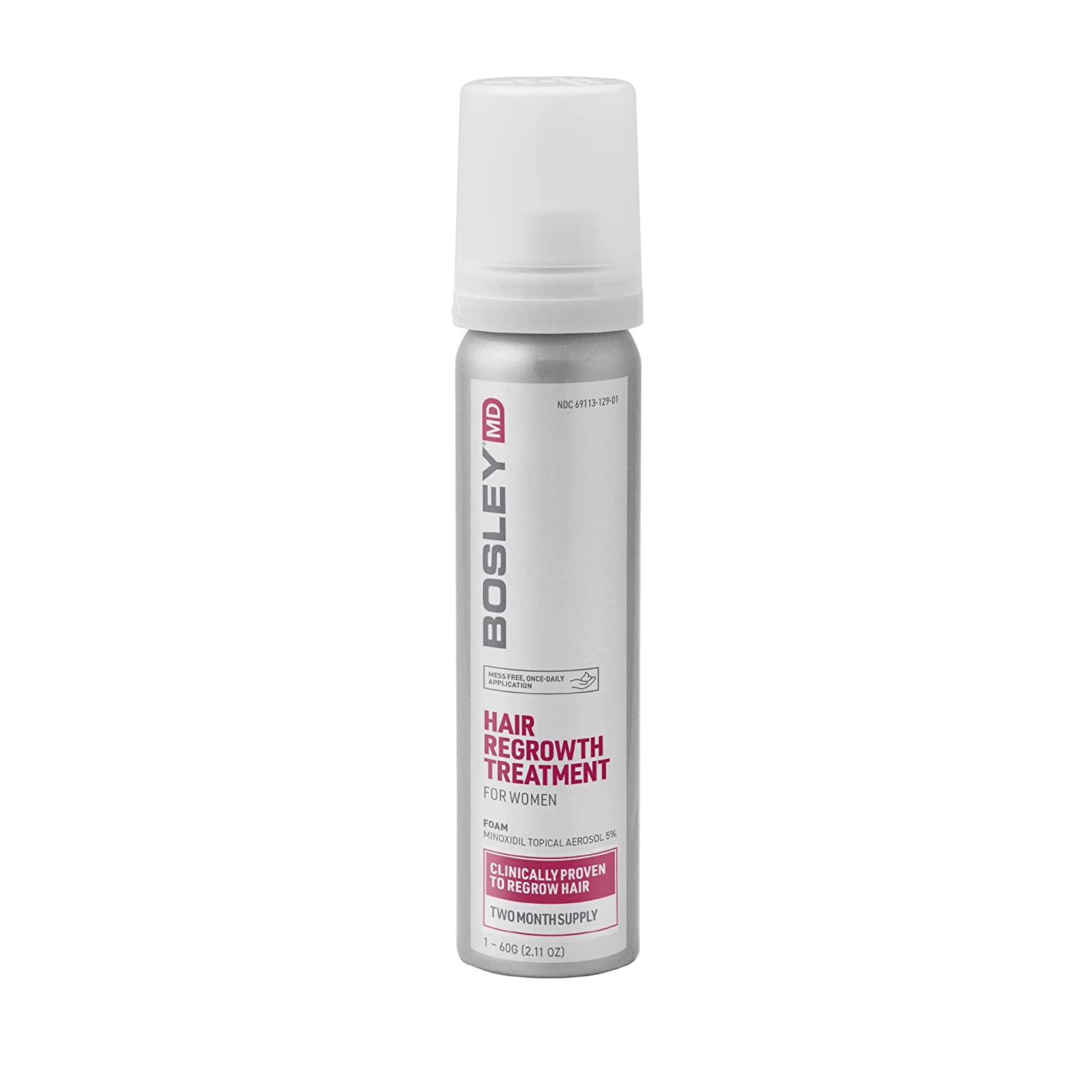 Bosley Women's Hair Re-growth Foam 2.11oz
