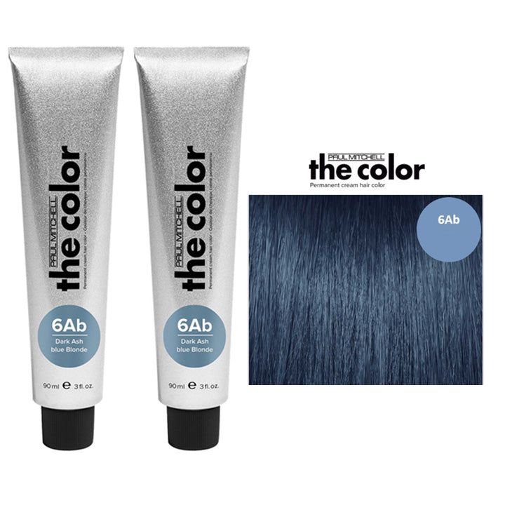 Paul Mitchell The Color Ash Blue Permanent Cream Hair ash blue Color 3oz dark ash blue blonde