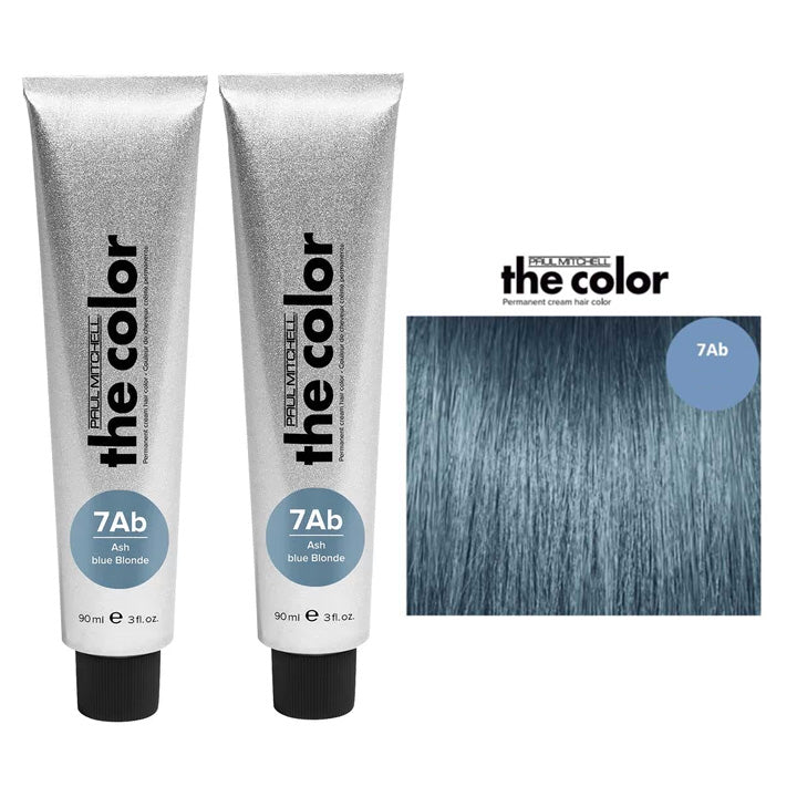 Paul Mitchell The Color Ash Blue Permanent Cream Hair Color 3oz ash blue blonde