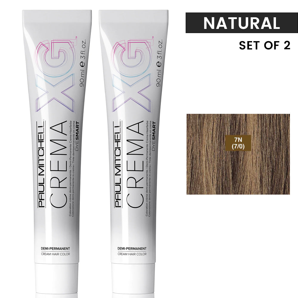 Paul Mitchell XG Crema Dye Smart Natural Level Duo SEt 90ml 3oz 7n