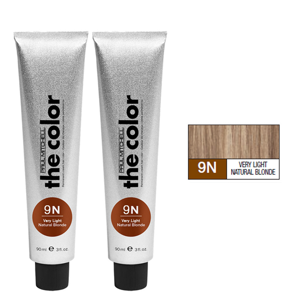 Paul Mitchell the Color Natural Level Cream Color Permanent Duo Set 3oz 9n