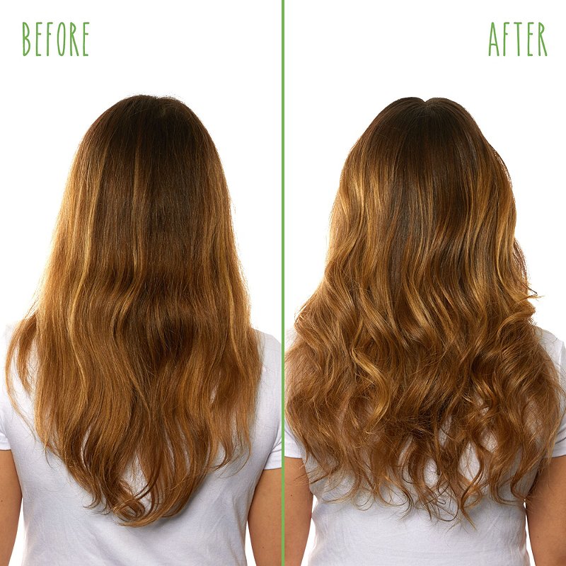 Biolage All-In-One Coconut Infusion Multi-Benefit Spray before and after