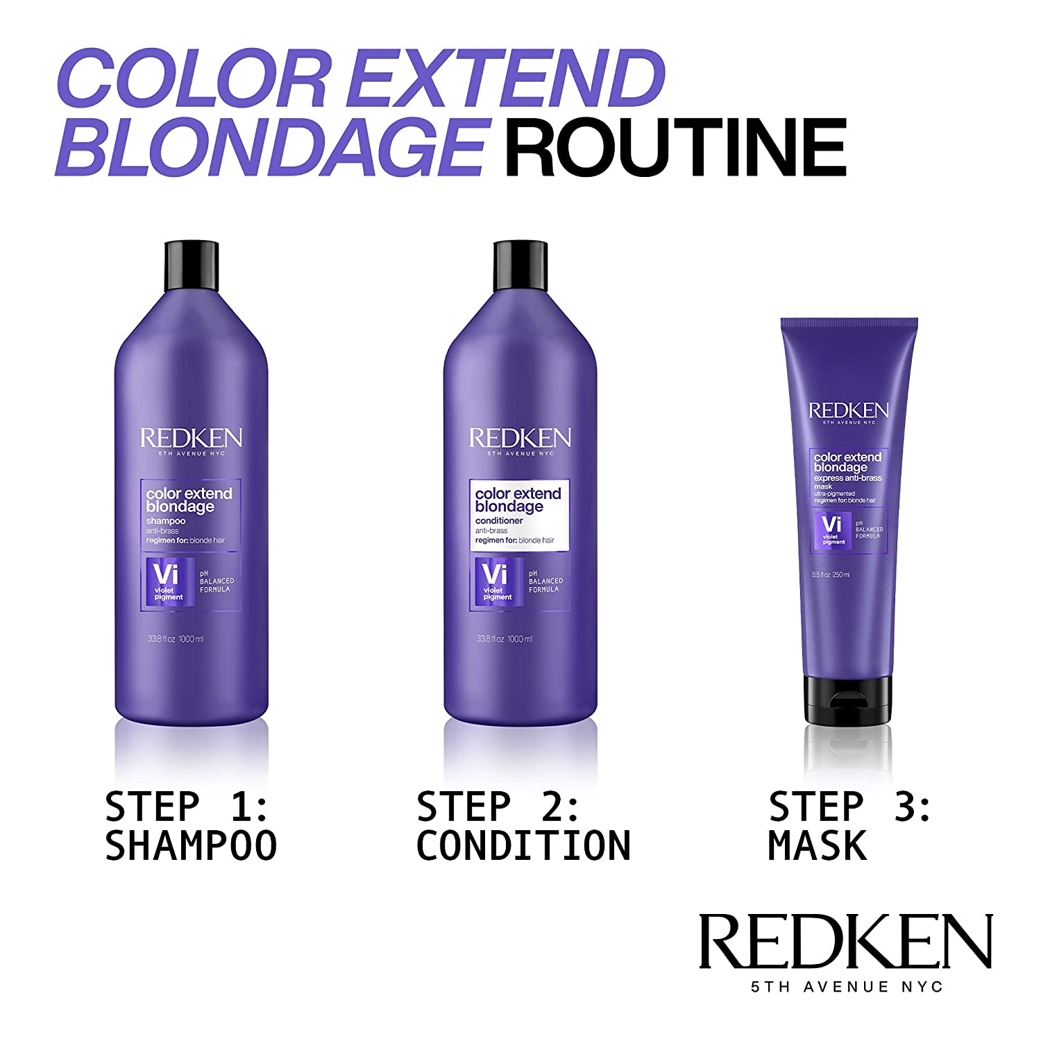 Redken Color Extend Blondage Shampoo 33.8oz / 1000ml