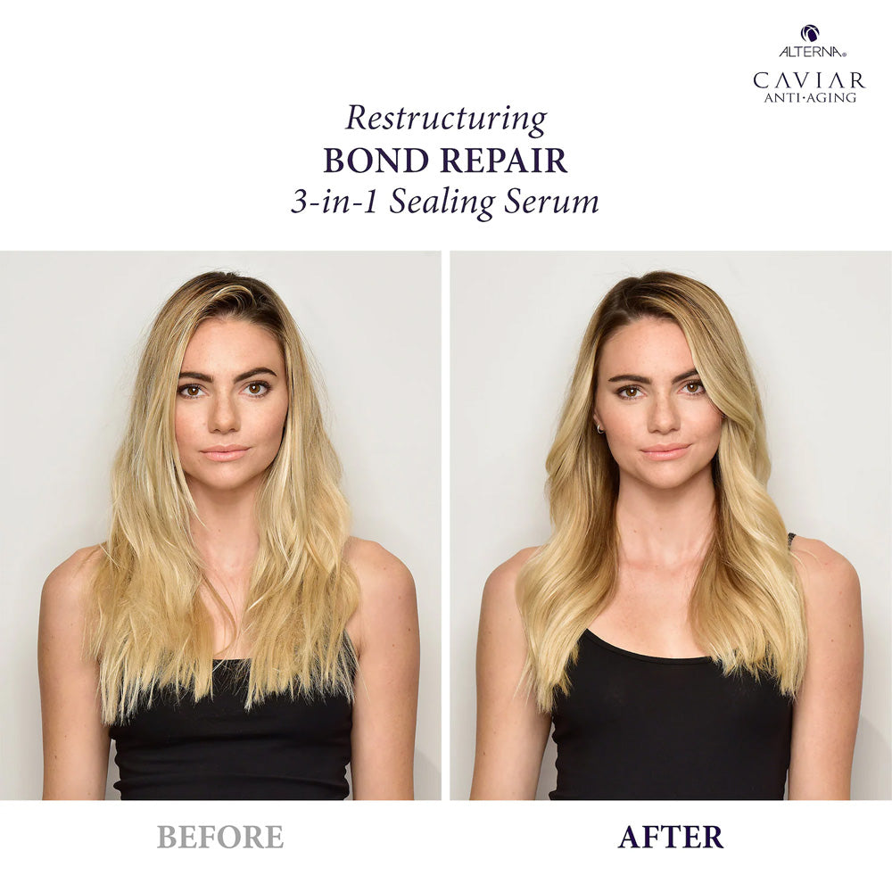 Alterna Caviar Bond Repair sealing serum result