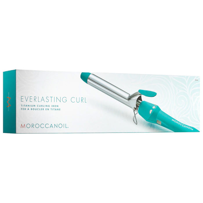 Moroccanoil Everlasting Curl Titanium Curling Iron Packaging