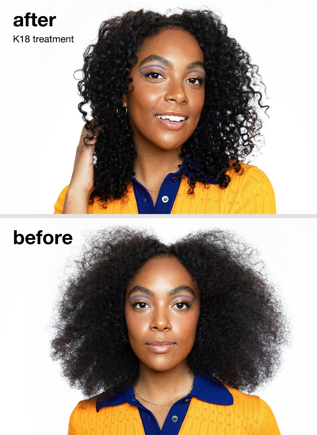 K18 Professional Kit before and after