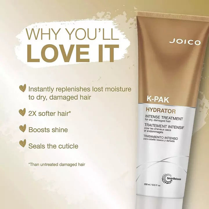 Joico K-Pak Hydrator Intense Treatment benefit