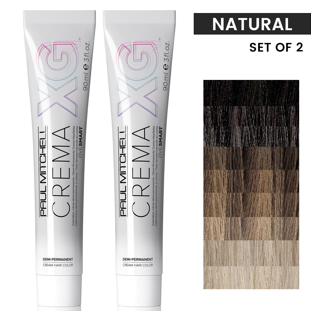 Paul Mitchell XG Crema Dye Smart Natural Level Duo SEt 90ml 3oz