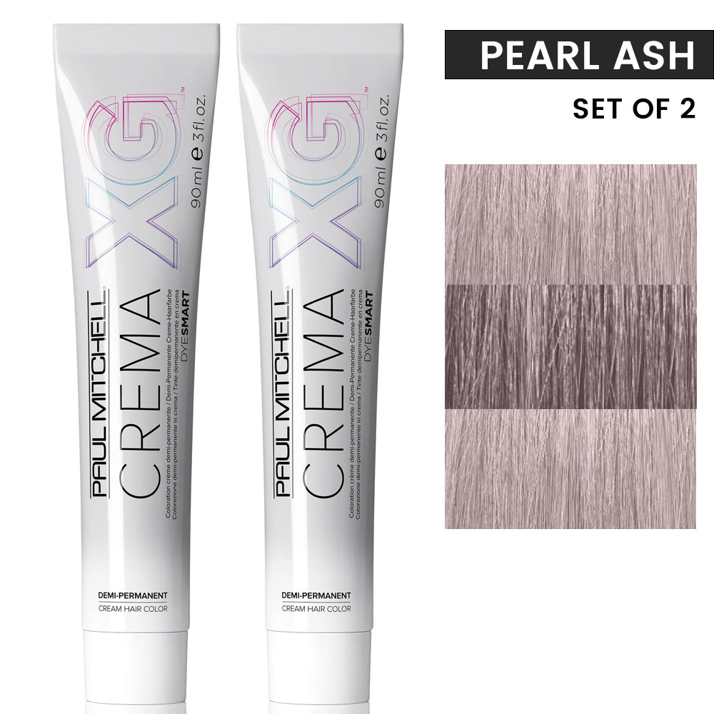Paul Mitchell XG Crema Demi Permanent Hair Color Cream Duo 3oz Pearl Ash