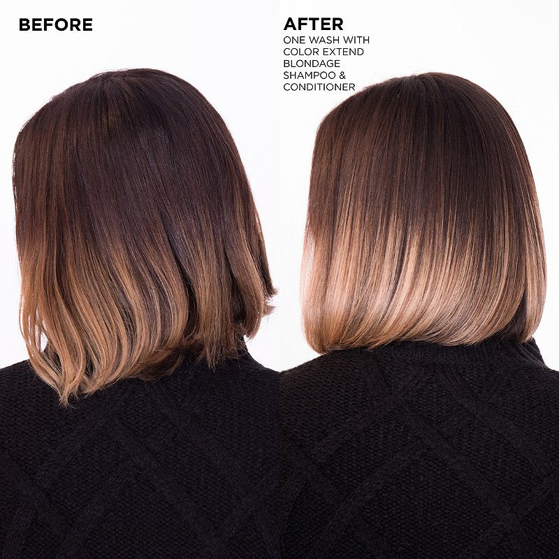Redken Blondage before and after