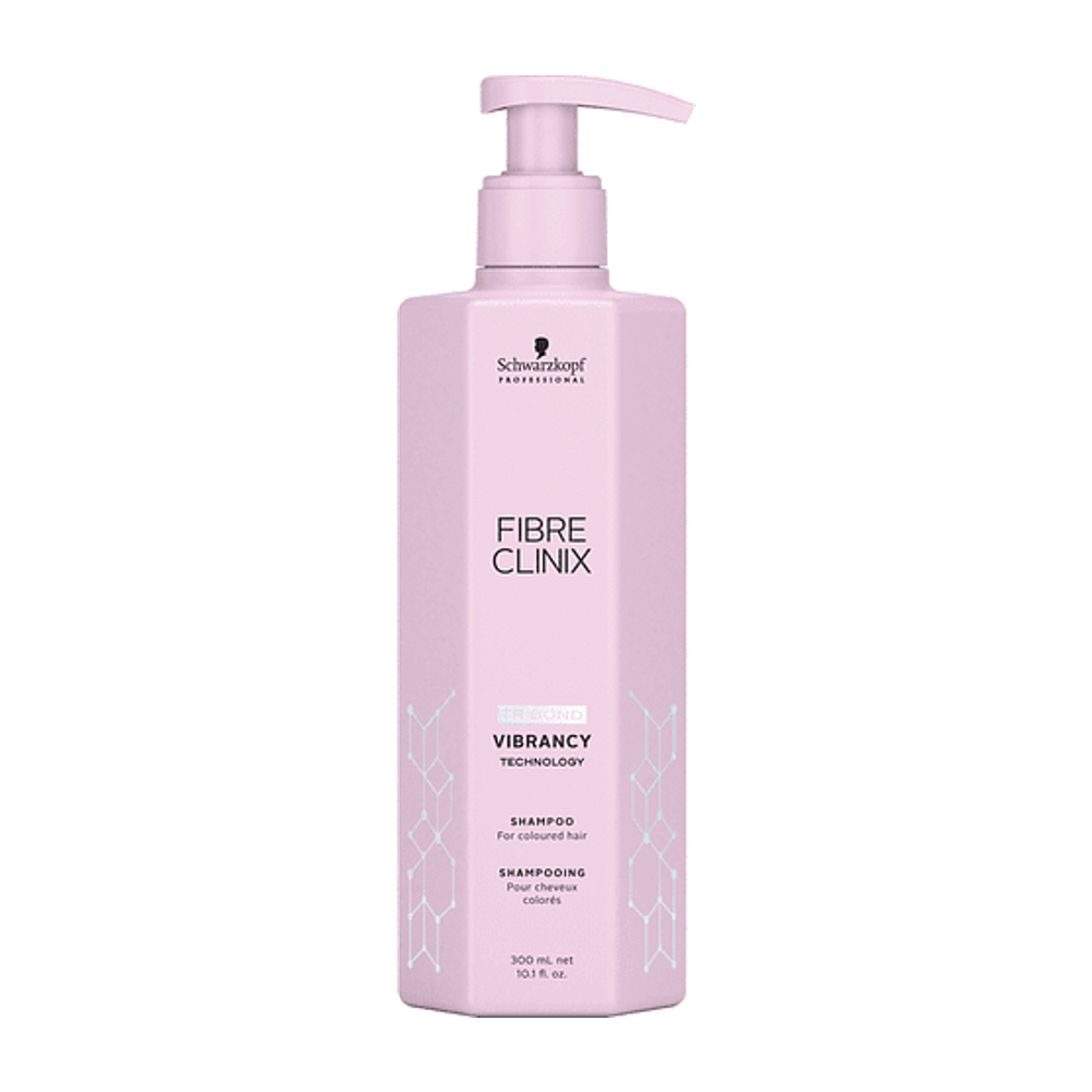 Schwarzkopf Fibre Clinix Vibrancy Shampoo / 300ml - Schwarzkopf Shampoo for Maintaining Bonds, Vibrancy Booster, and Color Retain